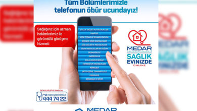 Medar Hastanesinde Online Sağlık Hizmeti 1