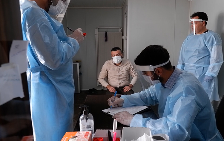 Suriye’de PCR testleri başladı 9